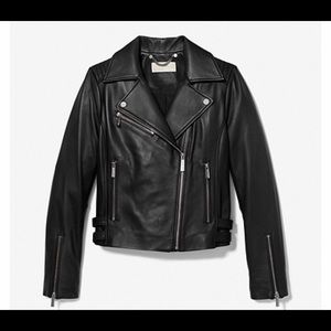 Michae Kors Motorcycle Leather Jacket